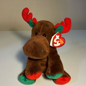 TY Beanie Baby Trimming’s the Moose. 2007